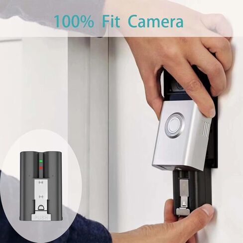 CYZYYLS 6500mAh Replacement Battery with Ring-Doorbell Camera 2/3/3plus/4,Spotlight Camera Battery and Stick Up Camera Battery (2nd & 3rd Gen),Rechargeable Upgraded Lithium-ion Batteries(1 Pack) in Kuwait