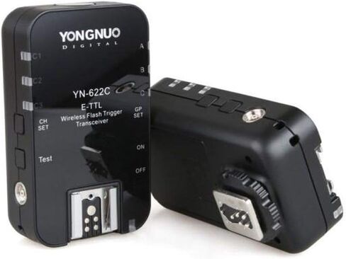جهاز يونغنيو YN-622C اللاسلكي لارسال واستقبال اشارات اطلاق ضوء الفلاش لكاميرات كانون in Saudi Arabia
