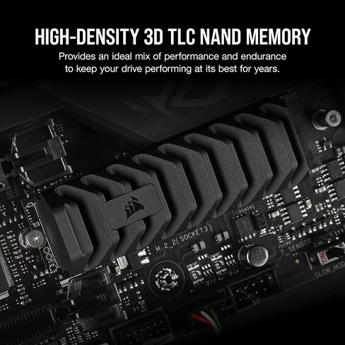 Corsair MP600 PRO XT 2TB Hydro X Edition Gen4 PCIe x4 NVMe M.2 SSD (Up to 7,000 MB/s Sequential Read and 6,550 MB/s Write Speeds, High-Density TLC NAND, Hydro X Series XM2 Water Block) White in Saudi Arabia