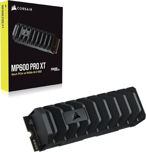 Corsair MP600 PRO XT 2TB Hydro X Edition Gen4 PCIe x4 NVMe M.2 SSD (Up to 7,000 MB/s Sequential Read and 6,550 MB/s Write Speeds, High-Density TLC NAND, Hydro X Series XM2 Water Block) White in Saudi Arabia