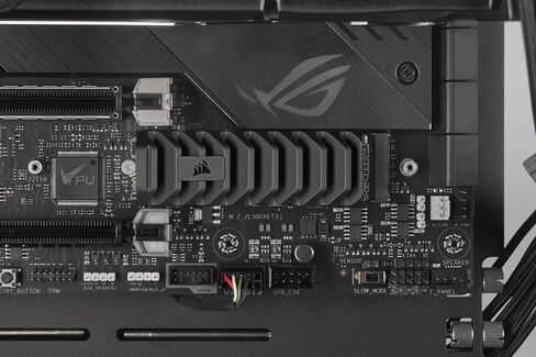 Corsair MP600 PRO XT 2TB Hydro X Edition Gen4 PCIe x4 NVMe M.2 SSD (Up to 7,000 MB/s Sequential Read and 6,550 MB/s Write Speeds, High-Density TLC NAND, Hydro X Series XM2 Water Block) White in Saudi Arabia
