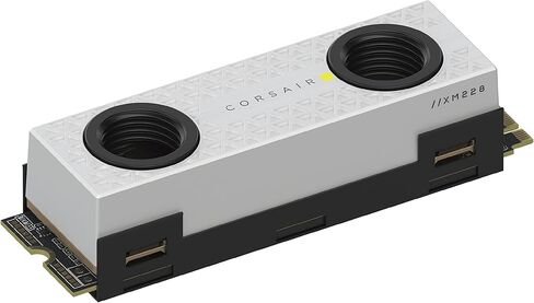 Corsair MP600 PRO XT 8TB Gen4 PCIe x4 NVMe M.2 SSD - قراءة تسلسلية تصل إلى 7000 ميجابايت/ثانية وسرعات كتابة 6100 ميجابايت/ثانية، TLC NAND عالية الكثافة، موزع حرارة من الألومنيوم، عامل الشكل M.2 2280 - أسود in Kuwait