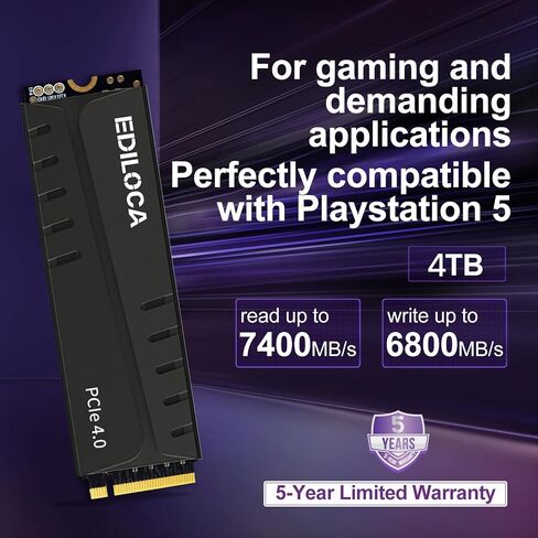 EN605 1TB SSD M.2 2280, NVMe1.3 PCIe Gen3 x4 SSD, 3D TLC NAND, Internal Solid State Drives, Read/Write Speed up to 2150/1850 MB/s, Compatible with Laptop & PC Desktop in Kuwait