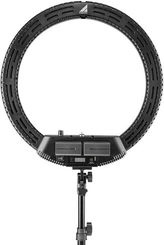 Westcott 18" Bi-Color LED Ring Light Kit with Batteries and Stand Professional Studio Continuous Lighting for Photography, Video Conferencing, Hair and Makeup Artists, YouTube Vlogging and TikTok in Saudi Arabia