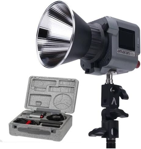 Aputure Amaran 60X S Bi Color LED Video Light 2700-6500K، ترقية TLCI 97+ CRI 96+ SSI 87+، 9 تأثيرات إضاءة، تحكم في التطبيق، مصدر طاقة DC/AC، للصورة والاستوديو والمقابلة والتصوير in Kuwait
