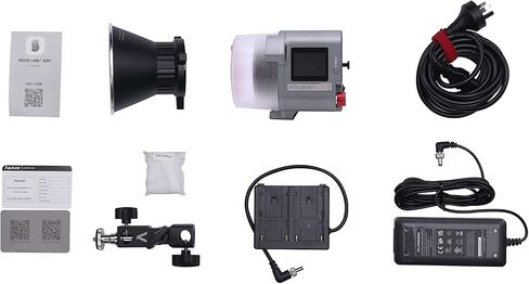 Aputure Amaran 60X S Bi Color LED Video Light 2700-6500K، ترقية TLCI 97+ CRI 96+ SSI 87+، 9 تأثيرات إضاءة، تحكم في التطبيق، مصدر طاقة DC/AC، للصورة والاستوديو والمقابلة والتصوير in Kuwait