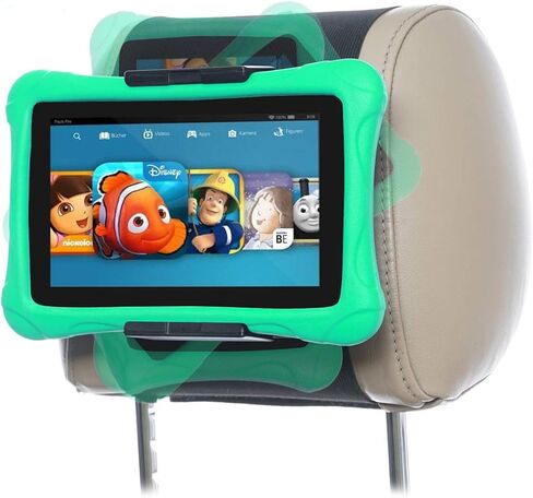 TFY Car Headrest Mount Holder for 10" Fire Tablets for Car Universal Swivel in Kuwait