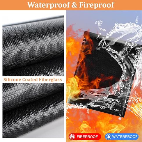 4 Pack Faraday Bags for Laptops & Tablet & Radio & Car Keys, Faraday Cage, Faraday Key Fob Protector, Waterproof & Fireproof RFID Bag, EMP Bags for Electronics in Kuwait