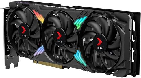 بطاقة رسومات PNY GeForce RTX™ 4060 Ti 16GB XLR8 Gaming Verto RGB Triple Fan OC DLSS 3 in Kuwait