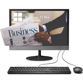 كمبيوتر مكتبي LENOVO V130 الكل في واحد للأعمال، معالج Intel ثنائي النواة، شاشة 19.5 بوصة HD+، ذاكرة الوصول العشوائي 16 جيجابايت، 512 جيجابايت SSD، DVD-RW، Wi-Fi، كاميرا ويب، HDMI، لوحة مفاتيح وماوس سلكية، Windows 11 Pro in Kuwait