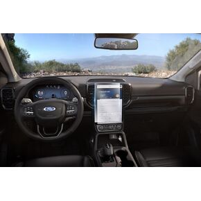 واقي شاشة متوافق مع شاشة لمس 2024 Ford Ranger مقاس 12 بوصة، ومقاوم للصدمات بصلابة 9H، واقي شاشة من الزجاج المقسى لـ 2024 Ranger Lariat Raptor in Kuwait
