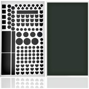 ملصقات بيرلايد لحجب الضوء، (ورقتان) ملصقات تعتيم LED للإلكترونيات وأجهزة التوجيه والأجهزة والساعات والشاشات والأجهزة الطرفية، إضاءة LED خافتة بنسبة 50~80% in Kuwait