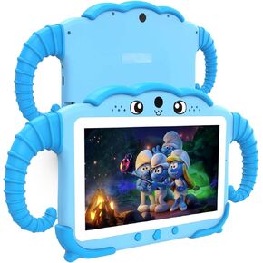 Kids Tablet 7 inch Tablet for Kids Toddlers Tablet with Case WiFi Dual Camera, Kids Android Learning Tablet Kids Software Installed 32GB 64GB Expanded Childrens Tablet Parent Controls for Boys Girls