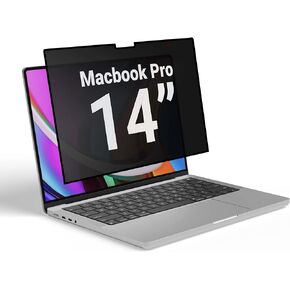 شاشة الخصوصية SenseAGE Macbook Pro 14 بوصة (M1 M2 Pro/M1 M2 Max، A2442/A2779) واقي شاشة لاصق بإطار، فلتر شاشة مضاد للضوء الأزرق، متوافق مع Macbook Pro 14 بوصة 2021-2023 in Kuwait
