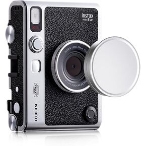 حافظة Rieibi Instax Mini Evo - حافظة كاميرا شفافة واقية من البولي كربونات لكاميرا Fujifilm Fuji Instax Mini Evo الفورية - غطاء حقيبة حمل صلبة Mini EVO مع حزام كتف in Kuwait