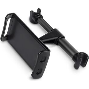 SALEX Car Headrest Tablet Holder. Black Car Back Seat Baby Mobile Phone Holder. Universal Baby Head Rest Bracket for Kids. Adjustable Tablet Clamp Mount for Apple iPhone, iPad Air Mini, Samsung Tab.
