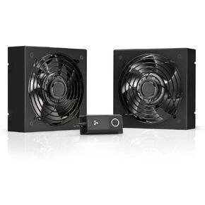 AC Infinity Rack ROOF Fan KIT, Quiet Dual-Fans with Speed Controller, for Cooling AV, Home Theater, Network 19" Racks in Kuwait