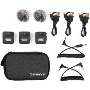 Saramonic Blink 100 B5 Ultra-Portable Clip-On Wireless Mic System w/USB-C Receiver for iPhone 15, Android, Newer iPads & Computers in Kuwait