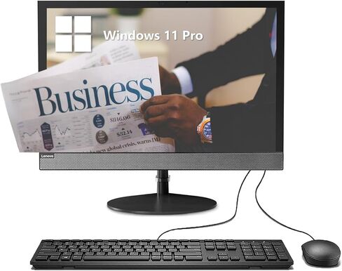 كمبيوتر مكتبي LENOVO V130 الكل في واحد للأعمال، معالج Intel ثنائي النواة، شاشة 19.5 بوصة HD+، ذاكرة الوصول العشوائي 16 جيجابايت، 512 جيجابايت SSD، DVD-RW، Wi-Fi، كاميرا ويب، HDMI، لوحة مفاتيح وماوس سلكية، Windows 11 Pro in Kuwait