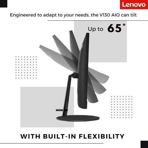 كمبيوتر مكتبي LENOVO V130 الكل في واحد للأعمال، معالج Intel ثنائي النواة، شاشة 19.5 بوصة HD+، ذاكرة الوصول العشوائي 16 جيجابايت، 512 جيجابايت SSD، DVD-RW، Wi-Fi، كاميرا ويب، HDMI، لوحة مفاتيح وماوس سلكية، Windows 11 Pro in Kuwait