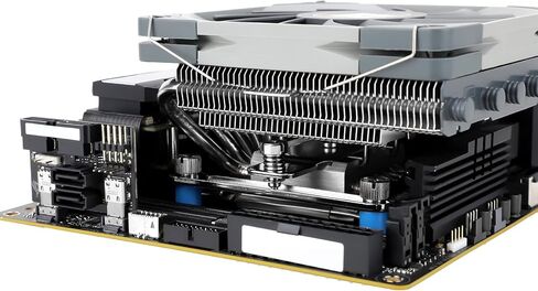 Thermalright AXP-120-X67 Black ARGB Low Profile CPU Air Cooler with Quite 120mm TL-C12015B-S Low Profile PWM Fan, 6 Heat Pipes, 67mm Height, for AMD AM4/Intel LGA 1700/1150/1151/1155/1200/2011/2066 in Saudi Arabia