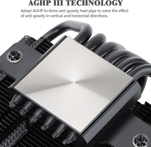 Thermalright AXP120-X67 Low Profile CPU Air Cooler with Quite 120mm TL-C12015 PWM Fan, 6 Heat Pipes, 67mm Height, for AMD AM4/Intel LGA 1700/1150/1151/1155/1851/1200/2011/2066 in Saudi Arabia