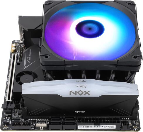 Thermalright AXP120-X67 Low Profile CPU Air Cooler with Quite 120mm TL-C12015 PWM Fan, 6 Heat Pipes, 67mm Height, for AMD AM4/Intel LGA 1700/1150/1151/1155/1851/1200/2011/2066 in Saudi Arabia