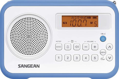 Sangean PR-D18BK AM/FM/Portable Digital Radio with Protective Bumper (Gray/Black) Black/Grey in Kuwait