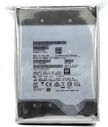MDD - He10 HUH721010ALE601 10TB 7200RPM 128MB Cache SATA 6.0Gb/s 3.5inch Enterprise Hard Drive - 5 Year Warranty (Renewed) in Saudi Arabia
