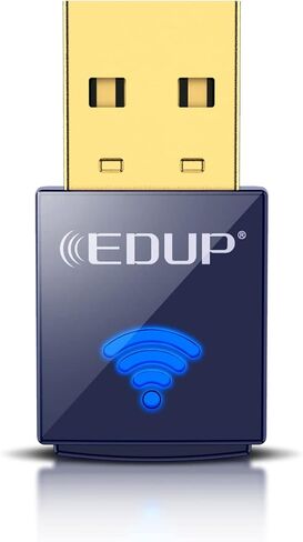 USB Bluetooth WiFi Adapter, Wireless Nano USB Network Adapter for Laptop Desktop PC Wi-Fi Dongle Compatible with Windows 10/7/8/8.1/XP Mac OS X 10.6-10.15.3 in Kuwait
