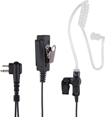 Motorola CP200 CP200D Earpiece, Compatible with Motorola BPR40 CP100D CP185 RDM2070D Two Way Radio Headset Walkie Walkie Surveillance Kit Police Headphones in Kuwait