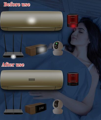 ملصقات بيرلايد لحجب الضوء، (ورقتان) ملصقات تعتيم LED للإلكترونيات وأجهزة التوجيه والأجهزة والساعات والشاشات والأجهزة الطرفية، إضاءة LED خافتة بنسبة 50~80% in Kuwait