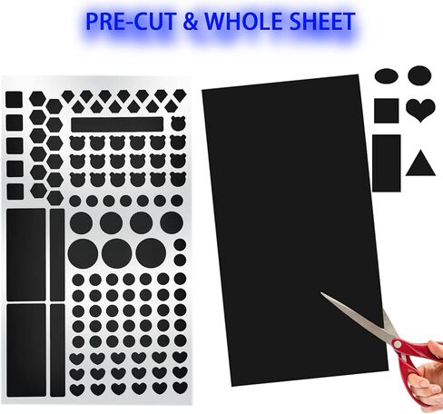 ملصقات بيرلايد لحجب الضوء، (ورقتان) ملصقات تعتيم LED للإلكترونيات وأجهزة التوجيه والأجهزة والساعات والشاشات والأجهزة الطرفية، إضاءة LED خافتة بنسبة 50~80% in Kuwait