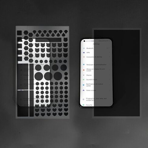 ملصقات بيرلايد لحجب الضوء، (ورقتان) ملصقات تعتيم LED للإلكترونيات وأجهزة التوجيه والأجهزة والساعات والشاشات والأجهزة الطرفية، إضاءة LED خافتة بنسبة 50~80% in Kuwait