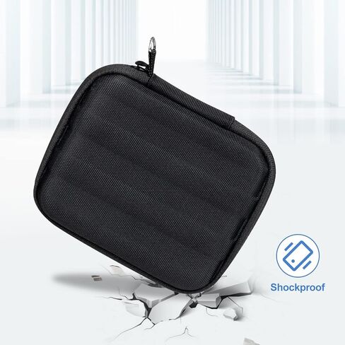 حقيبة حمل ProCase لجهاز Samsung T7 Shield SSD خارجي مع 2 ربطات للكابل، منظم سفر للتخزين الصلب المقاوم للصدمات من مادة EVA لمحرك الأقراص الصلبة المحمول T7 Shield USB 3.2 1 تيرابايت 2 تيرابايت - أسود in Kuwait