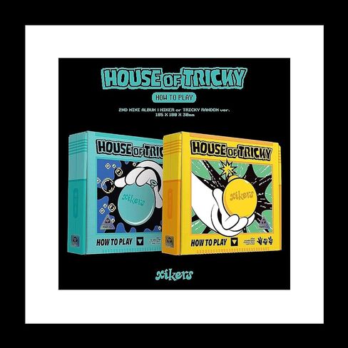 xikers HOUSE OF TRICKY : HOW TO PLAY 2nd Mini Album CD+Folded poster on pack+Photobook+Postcard+Moving photo+Wide polaroid+Photocard+Tutorial book+Magnetic coin+Tracking Sealed (HIKER Version) in Saudi Arabia