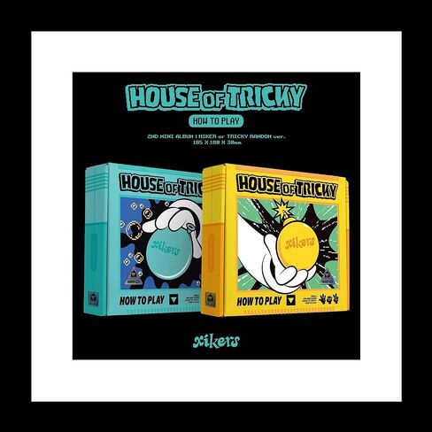 xikers HOUSE OF TRICKY : HOW TO PLAY 2nd Mini Album CD+Folded poster on pack+Photobook+Postcard+Moving photo+Wide polaroid+Photocard+Tutorial book+Magnetic coin+Tracking Sealed (HIKER Version) in Saudi Arabia