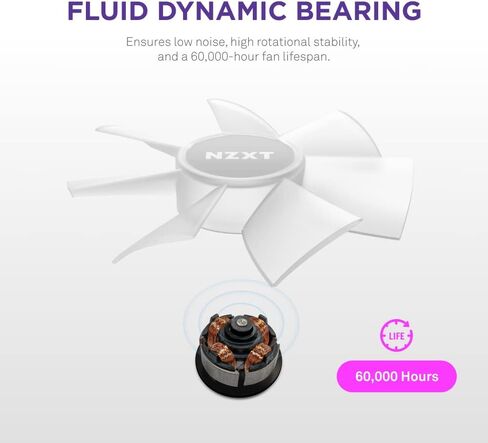 NZXT F120 RGB Core Triple Pack - 3 x 120mm Hub-Mounted RGB Fans with RGB Controller - 8 Individually-Addressable LEDs - Semi-Translucent Blades - High Static Pressure & Airflow - CAM Software - Black in Saudi Arabia
