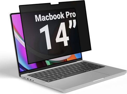 شاشة الخصوصية SenseAGE Macbook Pro 14 بوصة (M1 M2 Pro/M1 M2 Max، A2442/A2779) واقي شاشة لاصق بإطار، فلتر شاشة مضاد للضوء الأزرق، متوافق مع Macbook Pro 14 بوصة 2021-2023 in Kuwait