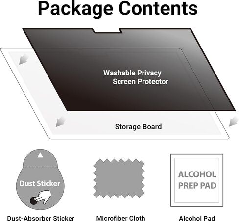 شاشة الخصوصية SenseAGE Macbook Pro 14 بوصة (M1 M2 Pro/M1 M2 Max، A2442/A2779) واقي شاشة لاصق بإطار، فلتر شاشة مضاد للضوء الأزرق، متوافق مع Macbook Pro 14 بوصة 2021-2023 in Kuwait