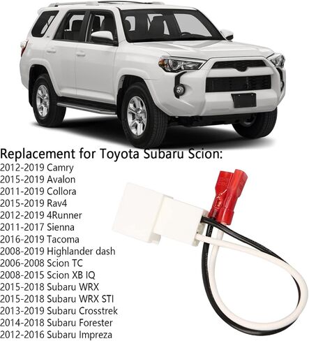 4Pcs Speaker Wire Harness Replacement for Nissan Altima 2004-2021 | for Titan Frontier Versa , Xterra Pathfinder Speaker Connector, 2006-2018 Infiniti M35 Q40 G25 QX70 in Kuwait