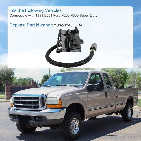 DICMIC 4 & 7 دبوس مقطورة سحب الأسلاك تسخير التوصيل متوافق مع 2002-2004 Ford F250 F350 Super Duty استبدال # 2C3Z-13A576-DA in Kuwait