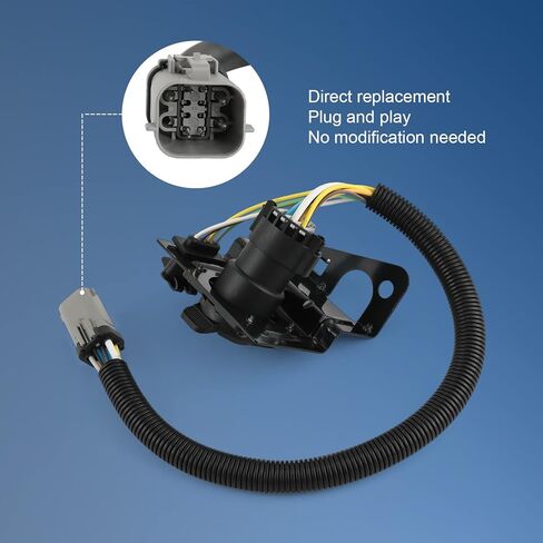DICMIC 4 & 7 دبوس مقطورة سحب الأسلاك تسخير التوصيل متوافق مع 2002-2004 Ford F250 F350 Super Duty استبدال # 2C3Z-13A576-DA in Kuwait