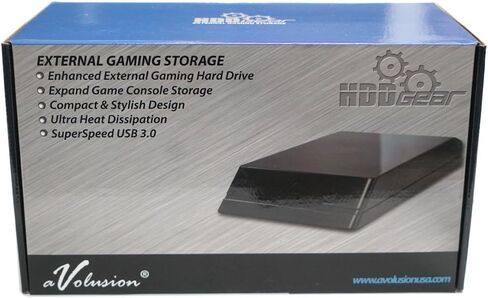 Avolusion HDDGear 4TB (4000GB) 7200RPM 64MB Cache USB 3.0 External PS4 Gaming Hard Drive (PS4 Pre-Formatted) - PS4, PS4 Slim, PS4 Slim Pro - 2 Year Warranty (Renewed) in Saudi Arabia