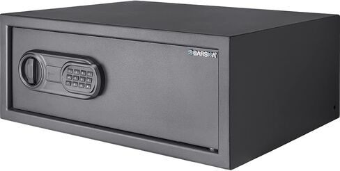 Barska Digital Keypad Safe – LED Interior Light, Extra-Wide for Laptops, Silent Mode, Steel Security Safe in Kuwait