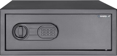 Barska Digital Keypad Safe – LED Interior Light, Extra-Wide for Laptops, Silent Mode, Steel Security Safe in Kuwait