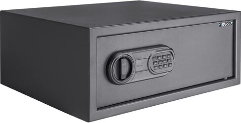 Barska Digital Keypad Safe – LED Interior Light, Extra-Wide for Laptops, Silent Mode, Steel Security Safe in Kuwait