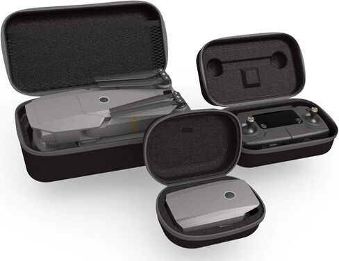 جراب GoScope Mavic 2 Go: متوافق مع Mavic 2 Pro وMavic 2 Zoom - جراب صلب مقاوم للماء للمغامرة/السفر - جراب صلب DJI Mavic 2 Zoom/Pro لجسم الطائرة وجهاز التحكم والبطارية in Kuwait