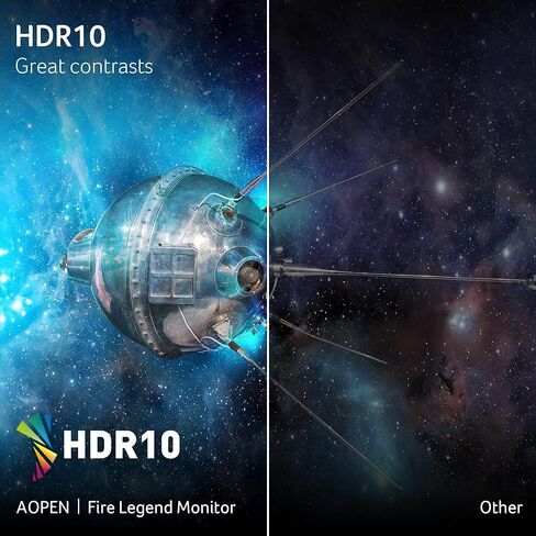 شاشة ألعاب AOPEN 24HC1QR Pbidpx مقاس 23.6 بوصة منحنية 1800R عالية الدقة بالكامل (1920 × 1080) مع تقنية AMD Radeon FreeSync (شاشة العرض ومنافذ HDMI وDVI)، أسود in Kuwait