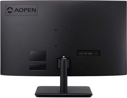 شاشة ألعاب AOPEN 24HC1QR Pbidpx مقاس 23.6 بوصة منحنية 1800R عالية الدقة بالكامل (1920 × 1080) مع تقنية AMD Radeon FreeSync (شاشة العرض ومنافذ HDMI وDVI)، أسود in Kuwait